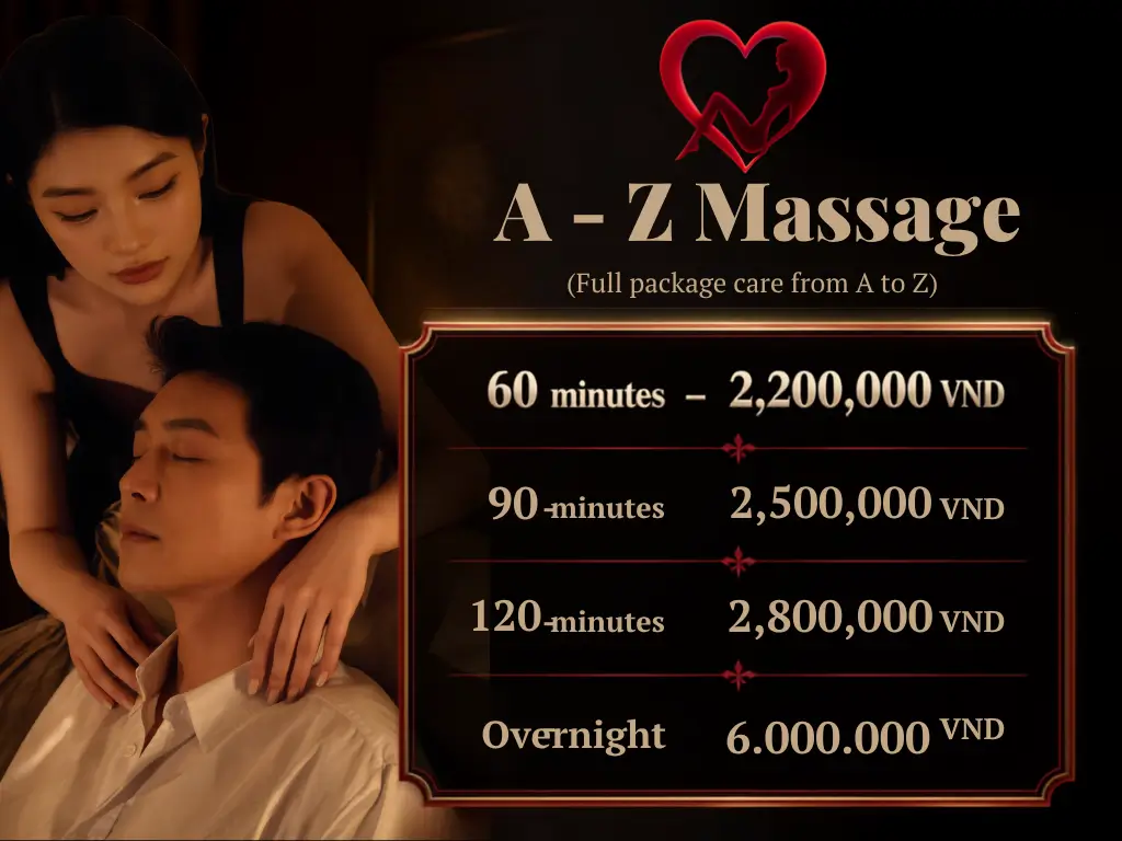 Professional therapist performing AZ massage in Vietnam