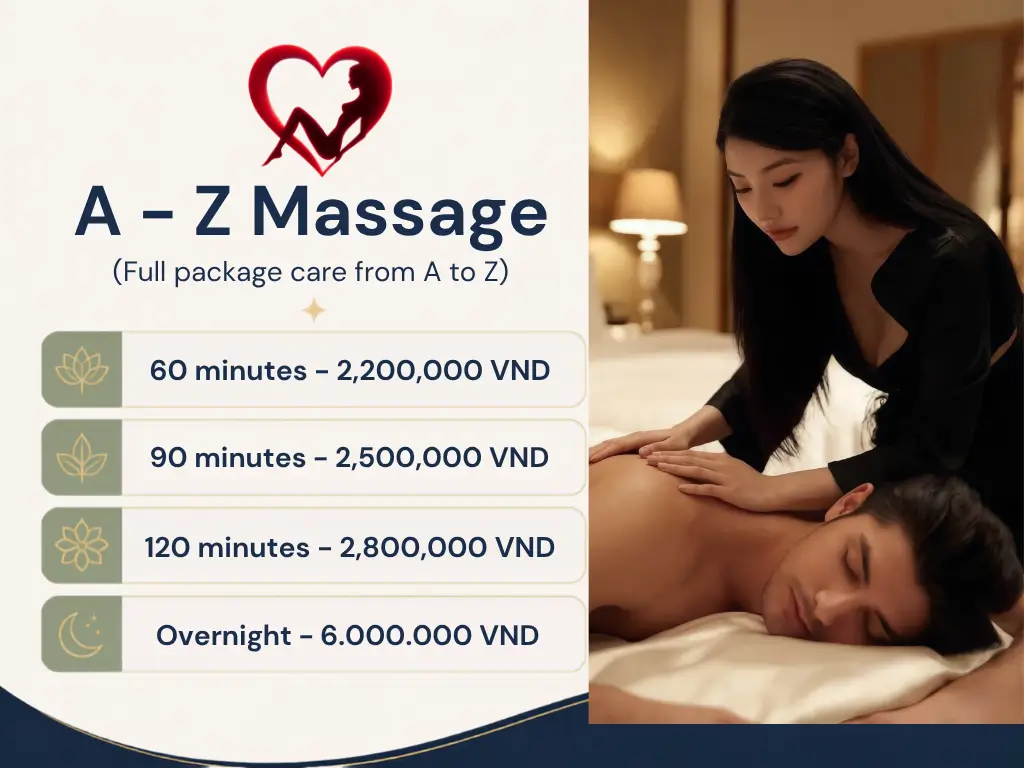 What is AZ massage Vietnam – complete A-Z full body experience